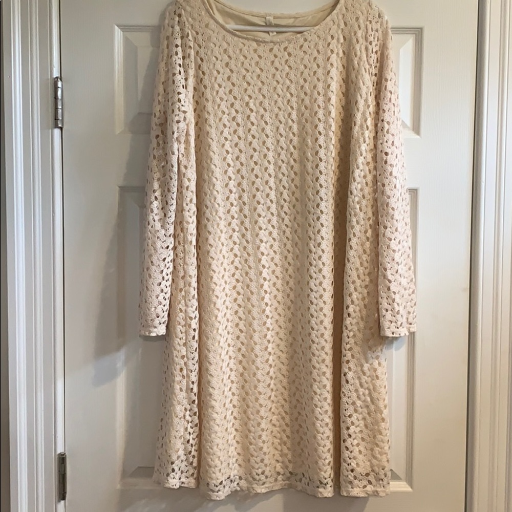 PinkBlush - Maternity Lace Dress